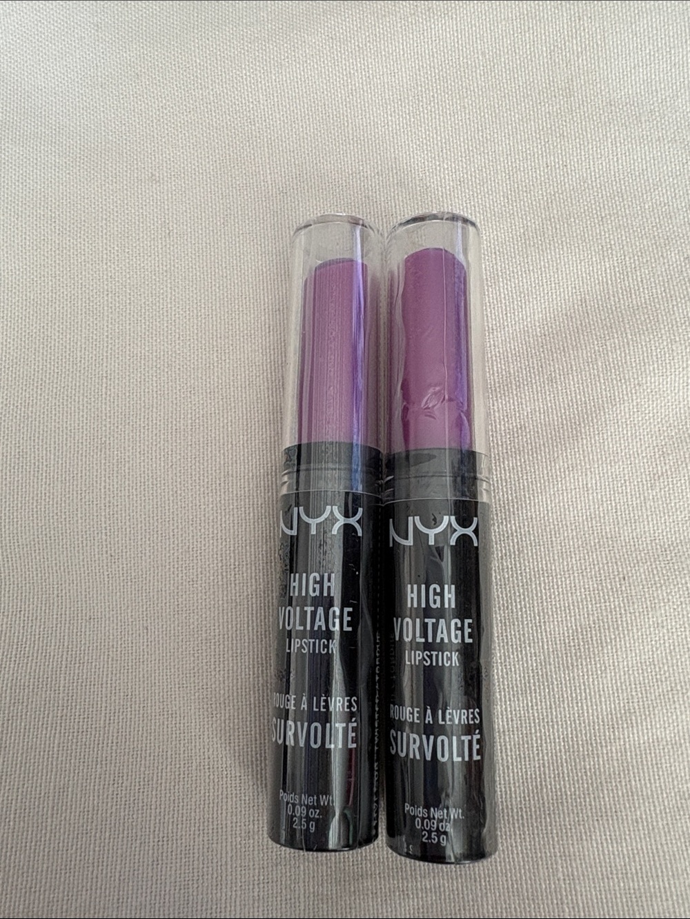 NYX High Voltage Lipstick Duo - Lavender Purple Shades